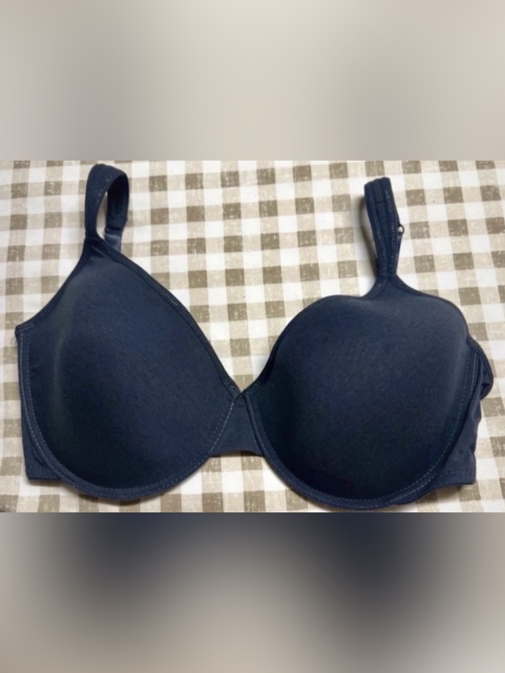 Nautica Intimates Navy Blue Molded T-Shirt Bra | Size: 42D